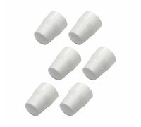 SUL Radiator Valve Cap, Universal Radiator Valve Caps Replacement Push-Fit White Plastic Radiator Cap (6)