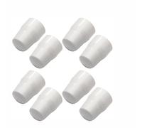 SUL Radiator Valve Cap, Universal Radiator Valve Caps Replacement Push-Fit White Plastic Radiator Cap (8)