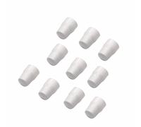 SUL Radiator Valve Cap, Universal Radiator Valve Caps Replacement Push-Fit White Plastic Radiator Cap (10)
