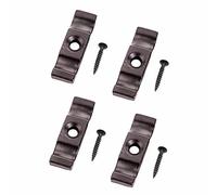 SUL Turn Button Latch, for Gates and Shed Door Turn Button Latch, Rabbit Hutch Cages, Thumb Turn Button with Fixing Screw - 50 mm (4)