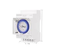 SUL181H SUL181D Mechanical Timer Time Switch Relay Electrical Programmable Timer 24 hour Din Rail Timer Switch AC220V(SUL 181 d)