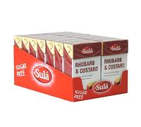 Sula - Boiled Sweets - Rhubarb & Custard - 42g (Case of 14)
