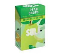 Sula Pear Drops, Sugar Free Boiled Sweets with Natural Flavour, 42 g (Pack of 14)
