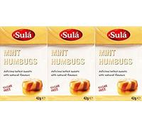Sula Sugar Free Sweets Mint Humbugs 42g x 3 Packs by Sula
