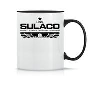 Sulaco Uss Usa Colonial Marines Coffee Tea Cup Classic Magical Ceramic White Black Pink 330 ml