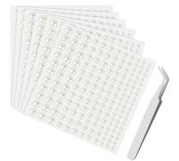 Sularpek 990 Pcs Pearl Stickers, Self Adhesive Pearls, Stick on Pearls, Flat Back Pearls, Small Round Pearl Stickers for Face, Nail Art, DIY, Scrapbooking Embellishments-3/4/5/6mm, with Tweezers