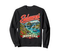 Sulawesi Indonesia Vintage Indonesian Island Travel Sweatshirt