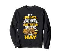 Sulcata Construction Site Hay Tortoise Sweatshirt