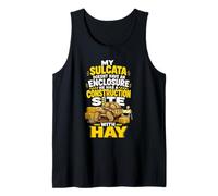 Sulcata Construction Site Hay Tortoise Tank Top