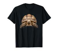 Sulcata Tortoise Land Reptile Pet Owner Graphic Design T-Shirt