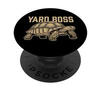 Sulcata Tortoise Sulcata Owner African Spurred Tortoise PopSockets Adhesive PopGrip