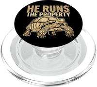 Sulcata Tortoise Sulcata Owner African Spurred Tortoise PopSockets PopGrip for MagSafe