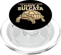 Sulcata Tortoise Sulcata Owner African Spurred Tortoise PopSockets PopGrip for MagSafe
