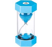 SuLiao Hourglass 15 Minute Sand Timer:Plastic Sand Clock,Large Blue Sand Watch 15 Min,Reloj De Arena 15 minutos,Hour Glass Colorful Sandglass for Kids, Games, Classroom, Kitchen, Decoration