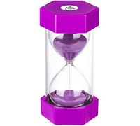 SuLiao Hourglass Sand Timer 3 Minute Colorful Sand Watch 3 Min, Small Purple Sand Clock,Reloj De Arena,Plastic Hour Glass Sandglass Timer for Kids,Games,Classroom,Kitchen,Toothbrush Decoration