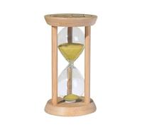 SuLiao Wooden Sand Timer 2 Minute Hourglass, Beech Gold Sand Clock, Small Watch 30 Min Timer, Reloj De Arenai, Hour Glass Sandglass for Home, Office, Decorative, Game, Classroom