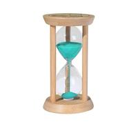 SuLiao Wooden Sand Timer 3 Minute Hourglass, Beech Green 3 Min Timer, Small Sand Clock Three Minutes, Reloj De Arenai, Hour Office, Decorative, Game, Classroom Hour Glass Sandglass for Home