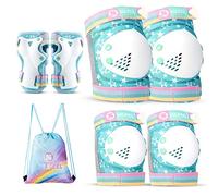 SULIFEEL Rainbow Unicorn Kids Protective Gear Set for Girls Boys