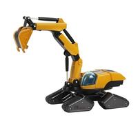 SULIFEVIP 1:50 Diecast Excavator Space-Model Toy Alloy Collectible Model Vehicles Engineering Construction Vehicle Car Metal Alien Mining Digger Equipment
