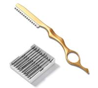 SULIKJHUI 11 Pcs Hair Razors for Cutting Hair | Professional Feather Styling Razor with Blades, 6.89" Salon & Home Use