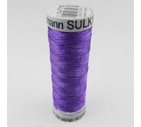 Sulky Metallic Thread 200 Metre Machine Or Hand Sewing Embroidery 112D, 7050 Purple, 2 Reels