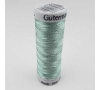 Sulky Metallic Thread 200 Metre Machine Or Hand Sewing Embroidery 112D, 7053 Duck Egg Blue, 2 Reels