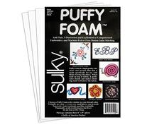 Sulky Of America 3mm Puffy Foam, 6" by 9", White