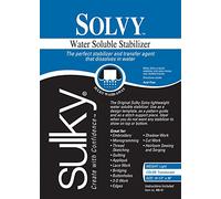 Sulky Of America Solvy Lightweight Water Soluble Stabilizer, 19.75 Inch x 1 Yard, Clear