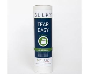 Sulky Tear Easy, Soft, Lightweight, Tear Away Stabiliser - White