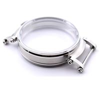 Sulla 45.6 mm Stainless Steel Case Suitable for Installation Pocket Watch Movements Doxa Moser Zenith Omega (38-41 mm) etc., Combined, Mineralglas