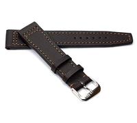 Sulla RIOS1931 aviator cowhide leather watch strap compatible with IWC 20 mm 21 mm 22 mm, 22 mm, Leather, No Gemstone