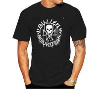 Sullen Art Co Bound by Ink Tattoo Artist Black White Back Print Men T Shirt(Large)
