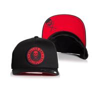 Sullen Badge Of Honor Black Red Curved Snapback Cap One Size Hat Tattoo New UK