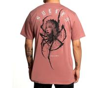 Sullen Bianco T-Shirt Men's Alternative Tattoo Artist Demon Spider Face SCM5348
