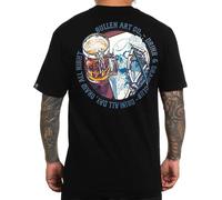 Sullen Drinking Club T-Shirt Beer Mug Skeleton Tattoo Artist Men's Rose SCM5496