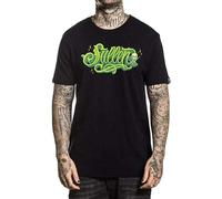 Sullen Men's Limescript Short Sleeve T Shirt Clothing Apparel Tattooed Black XXL