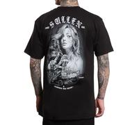 Sullen Men's Los Angeles Artist Series Tattoo Lifestyle Graphic Standard Short Sleeve Tee Black, Black, 2X