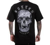 Sullen Men's Muerte Eterna Sulleween 25 Tattoo Lifestyle Graphic Standard Short Sleeve Tee Black, Black, 2X