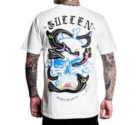 Sullen Men's Panther Trip Traditions Capule Tattoo Lifestyle Graphic Premium Cotton Short Sleeve Tee, Stalactite, 2X