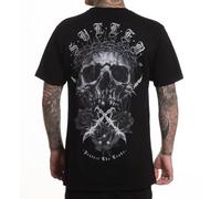 Sullen Men's The Darkness Sulleween 25 Tattoo Lifestyle Graphic Premium Short Sleeve Tee Black, Jet Black, Large