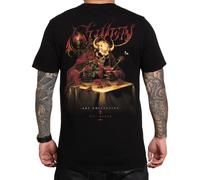 Sullen Men's Til Death Tattoo Artist Series Lifestyle Graphic Premium Short Sleeve Tee, Jet Black, Medium