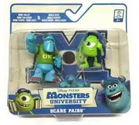 Johnny & Squishy Scare Pairs Monster Uni University Disney 2 Figures Spin Master