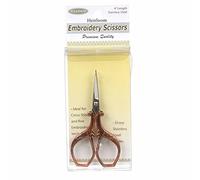 Sullivans 4-inch Embroidery Scissors with Copper Square Handle