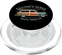 Sullivan's Island South Carolina Vintage Surfing Design PopSockets PopGrip for MagSafe