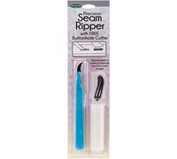 Sullivans Precision Seam Ripper with Free Buttonhole Cutter-Blue, Other, Multicoloured, 6.35 x 24.13 x 0.63 cm