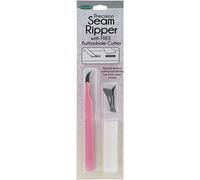 Sullivans Precision Seam Ripper with Free Buttonhole Cutter-Pink, Other, Multicoloured, 6.35 x 24.13 x 0.63 cm