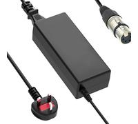 Sullroy 4Pin XLR 15V AC/DC Adapter for Datavideo SE-800 SE800 Digital Video Switcher 4-Pin DC Input 14.4 V-15 V 70W 4.5A 4.6A 5A DC15V DC 15 V Power Supply Cord Cable Charger Mains PSU