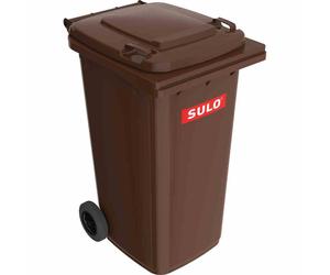 Sulo Mobile Waste Container 240 Liters Braun Trash Bin Waste Bin