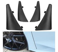 SuLokiy Extended Front and Rear Splash Guards Mud Flaps Compatible with for 2020-2022 Chevy Corvette C8 Rock Guards Mudflap Fender Replacement for OEM 84263453 84263457,Set of 4