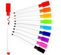 SULOLI 9-Piece Whiteboard Marker Set with Fine Tip Pens and Eraser for Weekly Planners